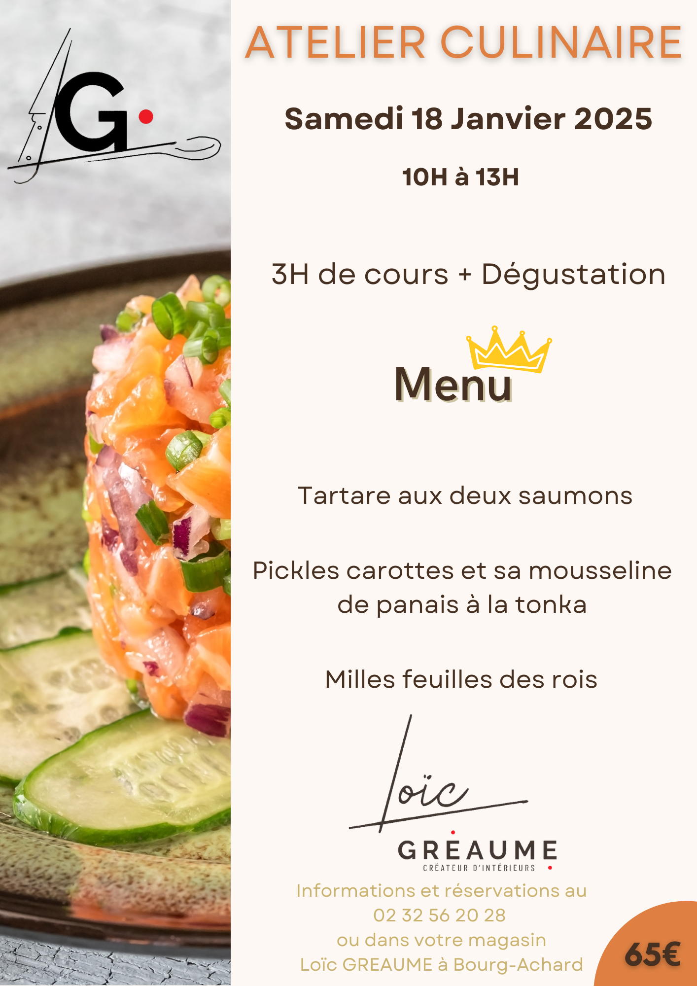 Menu janvier