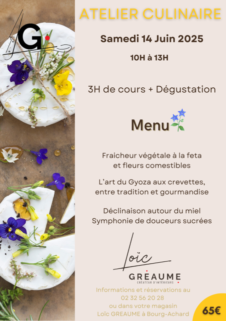 Menu du 14 juin 2025